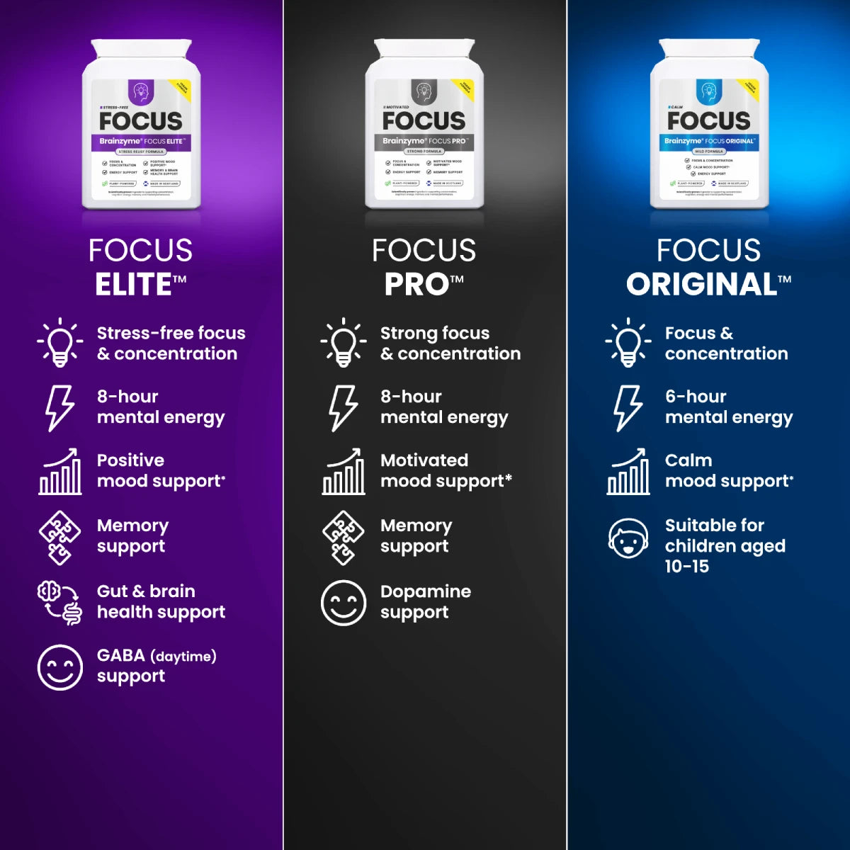 Brainzyme® FOCUS™ Starter Bundle.