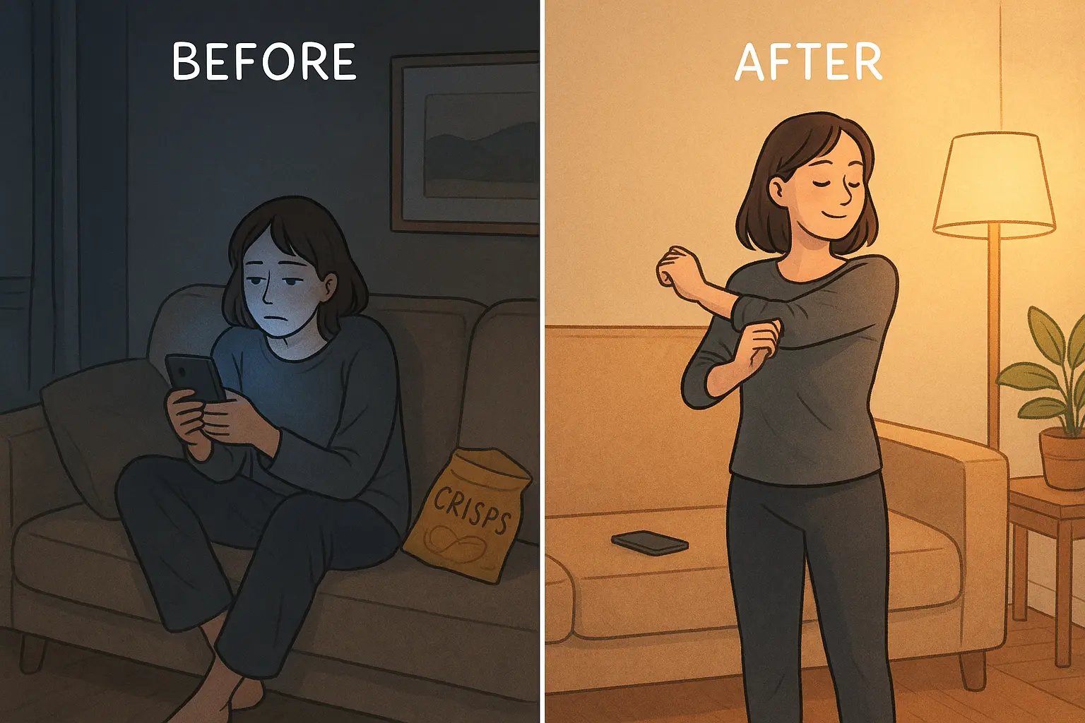 Habit Change: Replace Scrolling with a Mindful Routine – Brainzyme