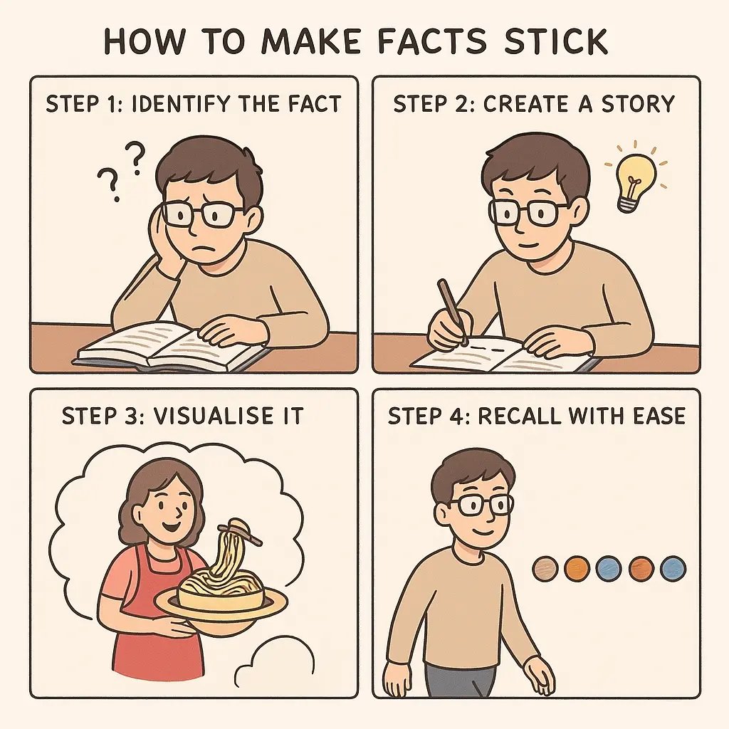 A young student confidently recalling a list of planets using a mnemonic story technique