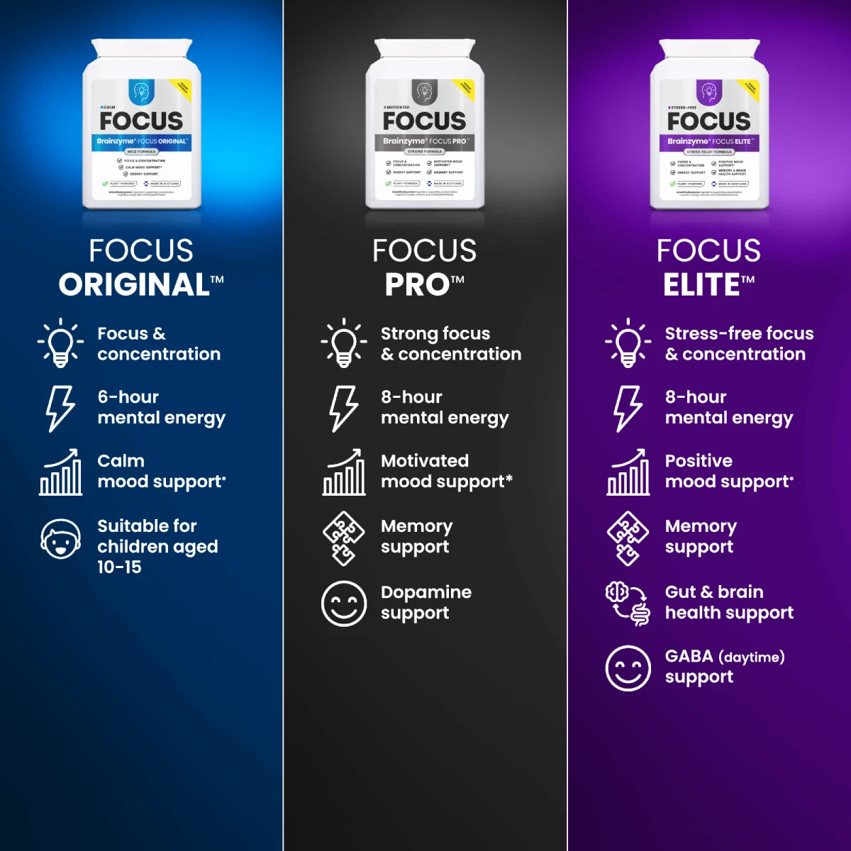 Brainzyme® FOCUS™ Starter Bundle.